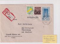 1949-09-10 Alliierte Mif Dom-Posthörnchen-Aufdr u Bauten