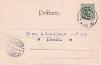 1899-07-23 mit SSt DEUTSCHER PHILATELIE-TAG - - &euro;12,50