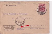 1914-05-23 DR Frankfurt nach GIBRALTAR (Eck-Bug) &euro;10,-