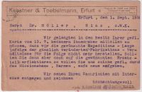 1920-09-01 DR nach NL-Indien - Bedarf - R&uuml;ckseite - Bef&ouml;rderungsspuren