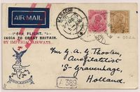 1929-04-24 Indian airmail written Thoolen by S-SMITH