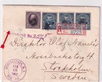 1902-02-28 USA-Sweden Reg mail