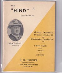 1934-10-22 HIND Auc cat FRANCE &amp; COL 6th sale PR