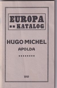 MICHEL EUROPA KATALOG aus dem Jahr 1910 - NUR €10 - ideal als Referenz für Ihre Bücherei